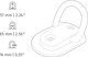 ABUS Wall/Floor Anchor WBA75 Granit